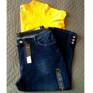 🎈SALE🎈NWT LEE CAPRI JEANS